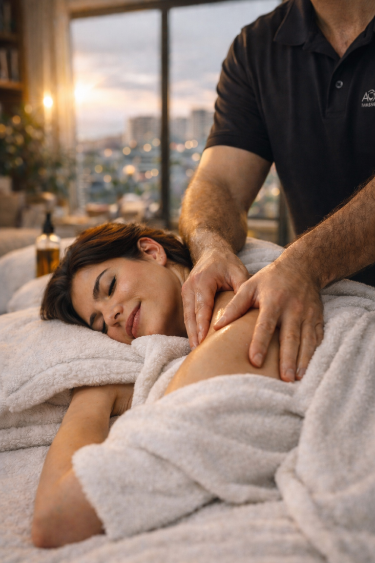 עיסוי עד הבית לאשה בהריון באשקלון